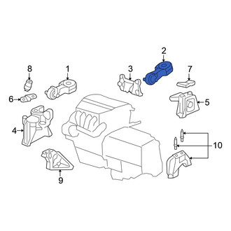 Honda OE - Lower Engine Mount