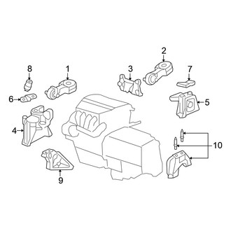 Honda OE - Engine / Transaxle - Engine & Transmission Mounting