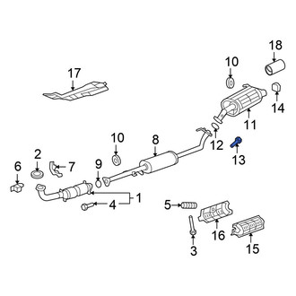 Honda OE - Exhaust Bolt
