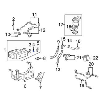 Honda OE - Outer Vapor Canister Purge Solenoid O-Ring