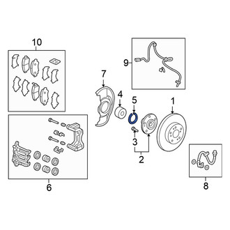 Honda OE - Front Wheel Bearing Snap Ring