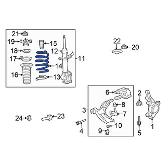 Honda OE - Front Left Coil Spring