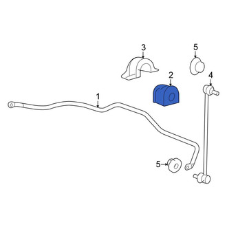 Honda OE - Front Suspension Stabilizer Bar Bushing