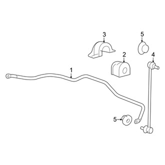 Honda OE - Front Suspension - Stabilizer Bar & Components
