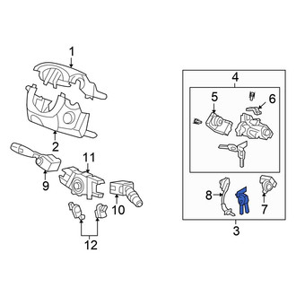 Honda OE - Ignition Lock Assembly