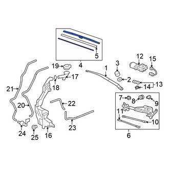Honda OE - Front Left Wiper Blade