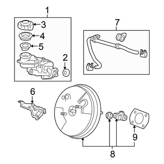 Honda OE - Cowl - Components on Dash Panel