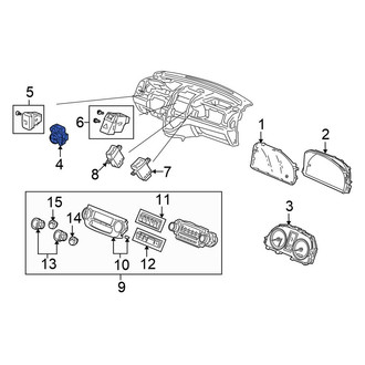 Honda OE - Door Mirror Switch
