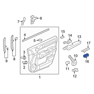 Honda OE - Front Right Door Window Switch