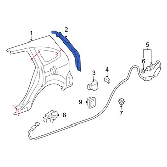 Honda OE - Right Body D-Pillar