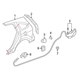Honda OE - Quarter Panel & Components