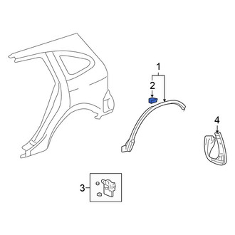 Honda OE - Wheel Arch Molding Clip