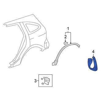 Honda OE - Rear Left Mud Flap