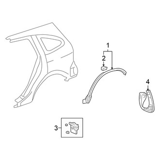 Honda OE - Quarter Panel - Exterior Trim
