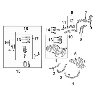 Honda OE - Fuel System Components