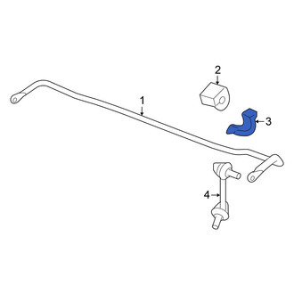 Honda OE - Rear Suspension Stabilizer Bar Bracket