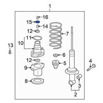 Honda OE - Rear Upper Suspension Strut Mount Washer