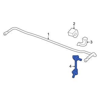 Honda OE - Rear Right Suspension Stabilizer Bar Link