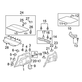 Honda OE - Rear Body & Floor - Interior Trim