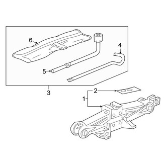 Honda OE - Rear Body & Floor - Jack & Components