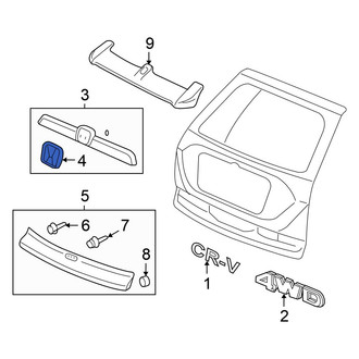 Honda OE - Rear Hatch Emblem