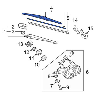Honda OE - Rear Wiper Blade