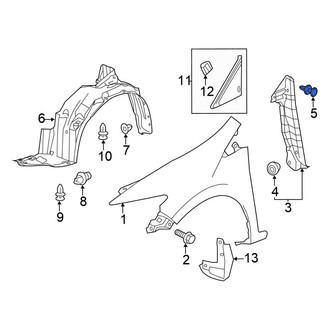 Honda OE - Fender Insulator Clip