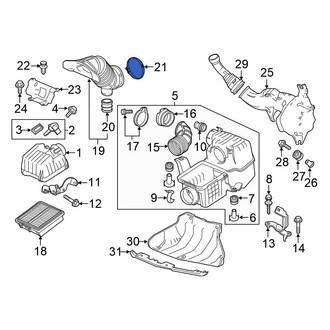 Honda OE - Engine Air Duct Clamp