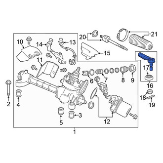 Honda OE - Outer Steering Tie Rod End