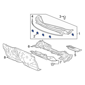 Honda OE - Cowl Cover Clip