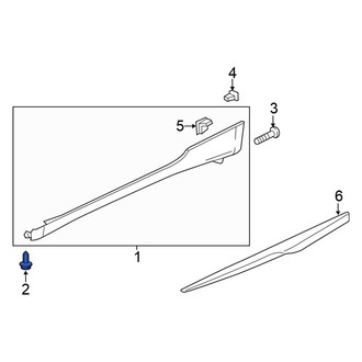 Honda OE - Radiator Support Access Cover Clip