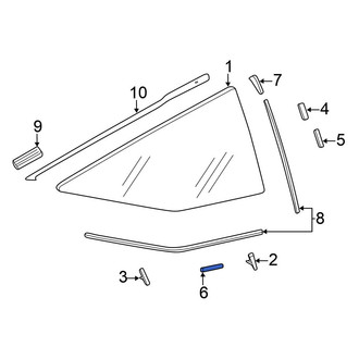 Honda OE - Lower Back Glass Clip