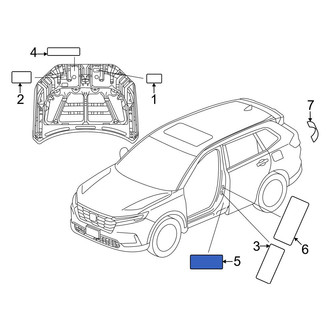 Honda OE - Caution Label