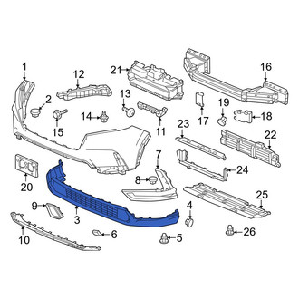 Honda OE - Front Lower Bumper Cover