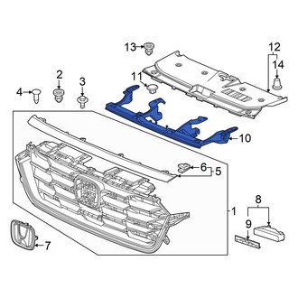 Honda OE - Front Grille Reinforcement