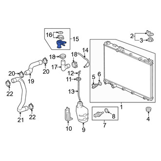 Honda OE - Engine Coolant Filler Neck