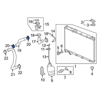 Honda OE - Radiator Hose Clamp