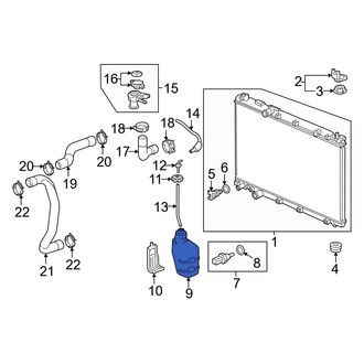Honda OE - Engine Coolant Reservoir