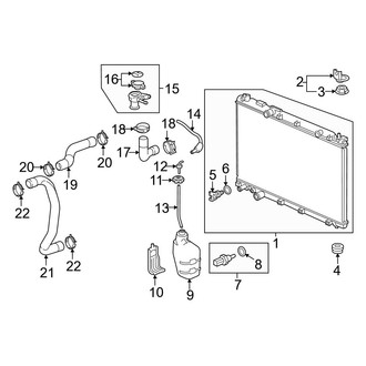 Honda OE - Cooling - Radiator & Components