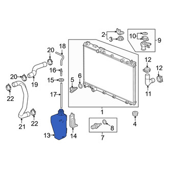 Honda OE - Engine Coolant Reservoir