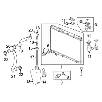 Honda OE - Cooling - Radiator & Components (Engine Cooling)