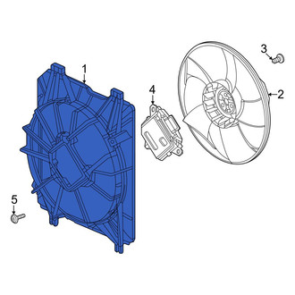 Honda OE - Engine Cooling Fan Shroud