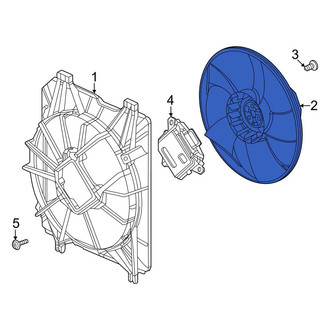 Honda OE - Left Engine Cooling Fan Blade