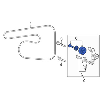 Honda OE - Accessory Drive Belt Tensioner Pulley