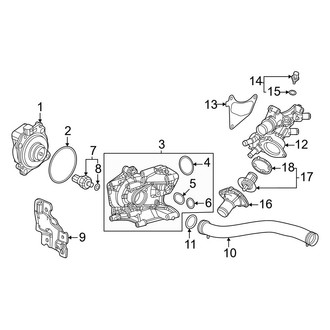 Honda OE - Cooling - Water Pump (Hybrid Sport / Hybrid Sport Touring)