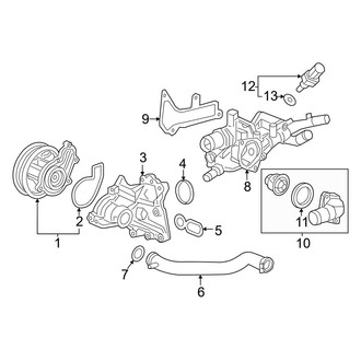 Honda OE - Cooling - Water Pump (EX / EX-L / LX)