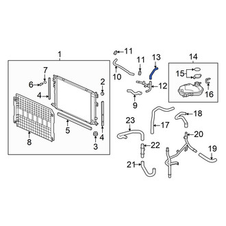 Honda OE - Engine Coolant Pipe
