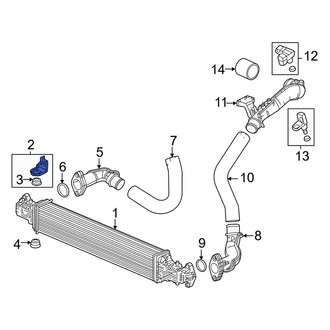 Honda OE - Left Intercooler Bracket