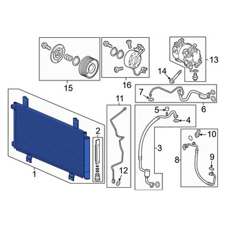 Honda OE - A/C Condenser
