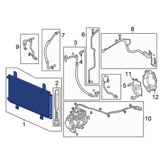 Honda OE - A/C Condenser